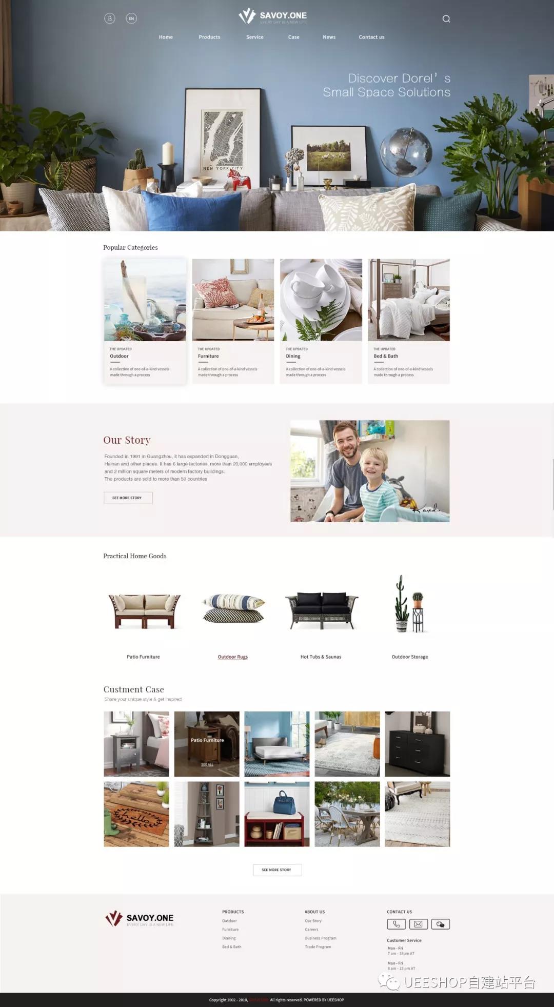 Ueeshop的風(fēng)格模板